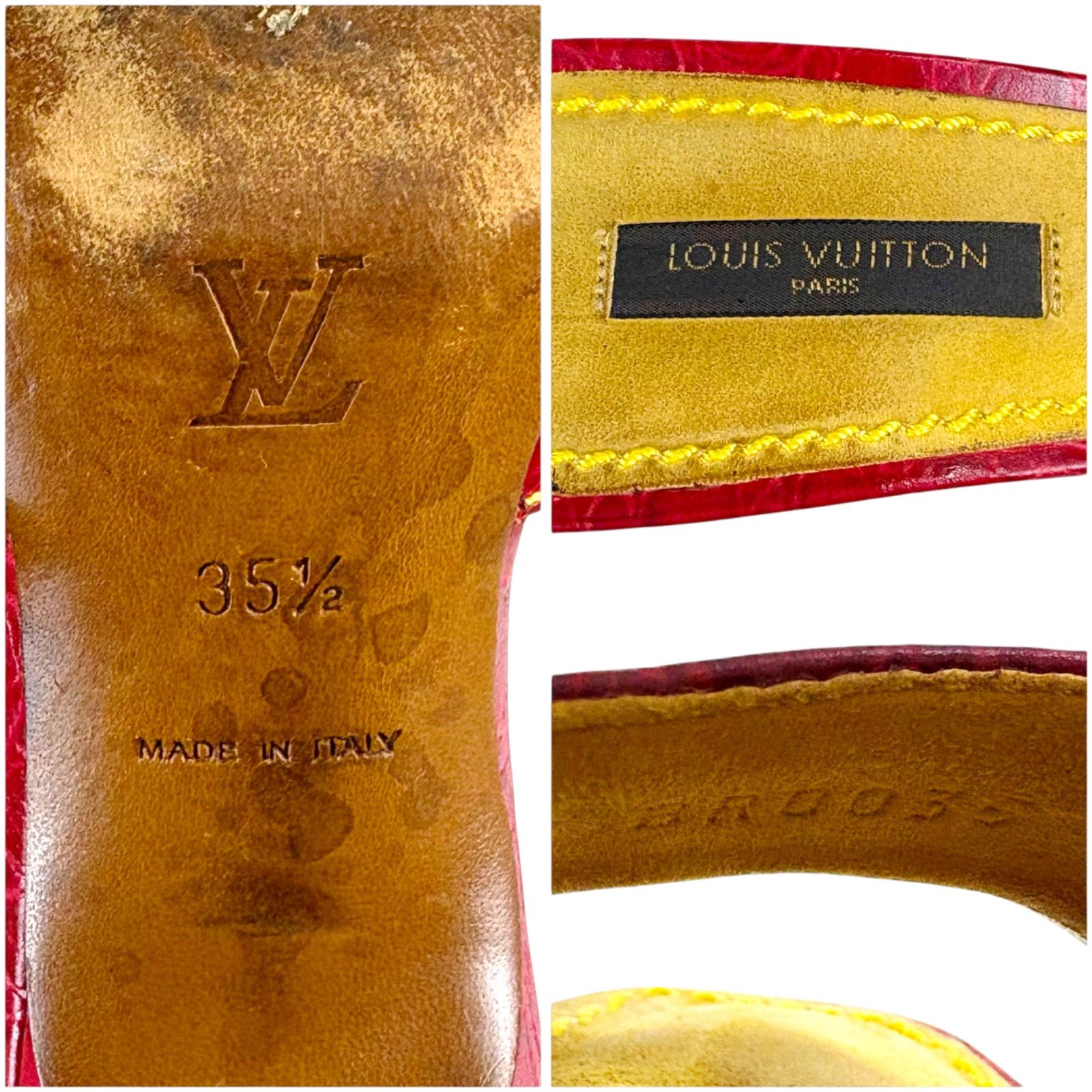 ルイヴィトン LOUIS VUITTON デニムキャンバス サンダル ミュール
