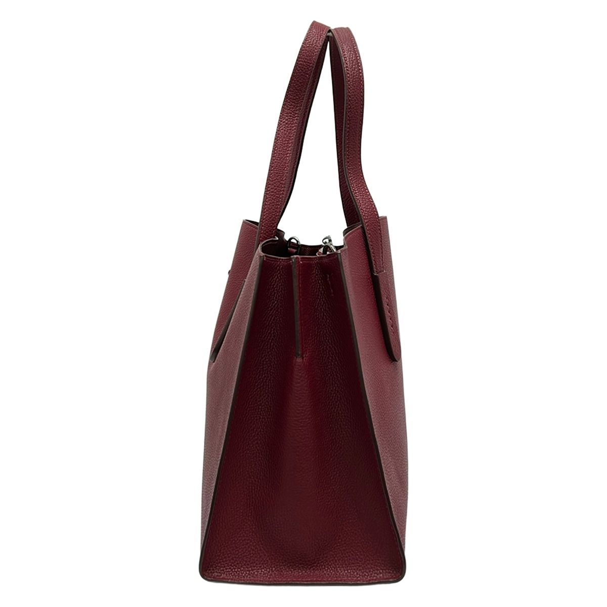 COACH(コーチ) トートバッグ - 38616 ボルドー レザー - メルカリ