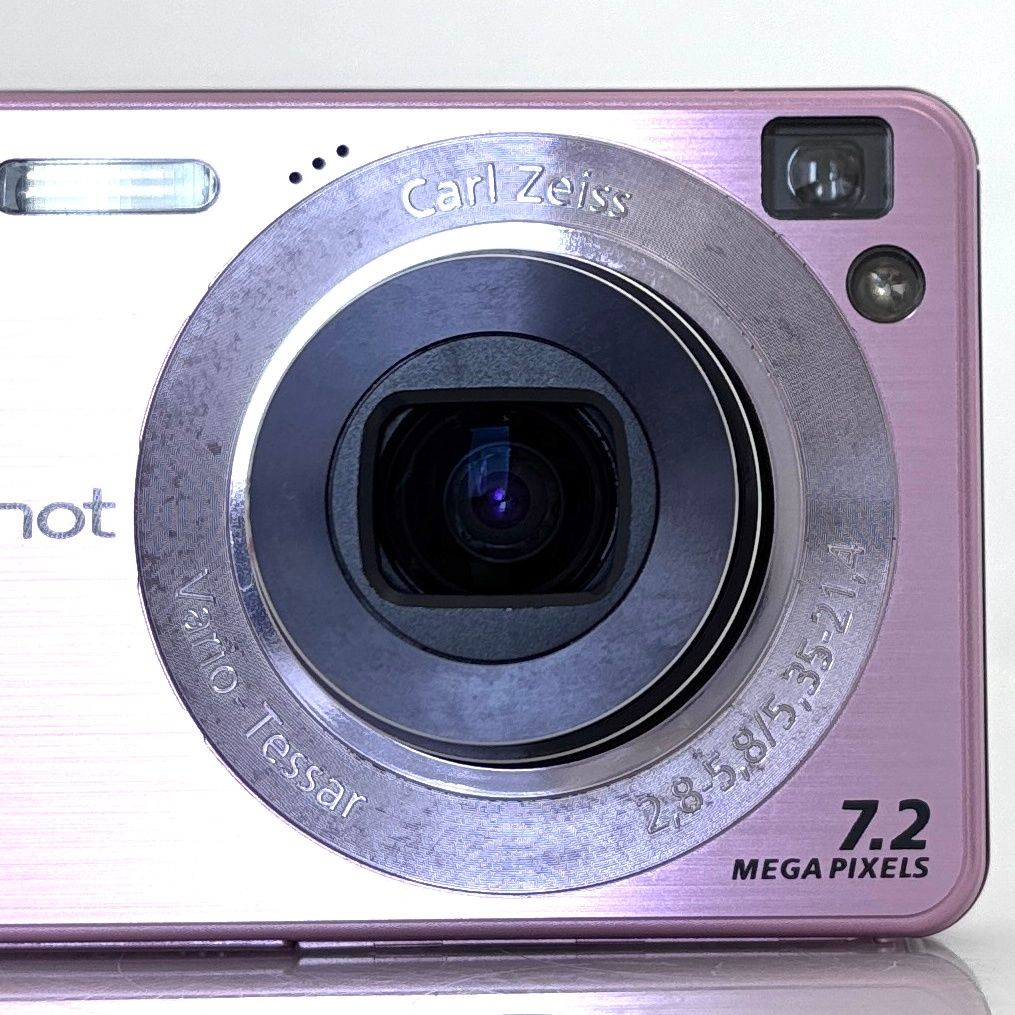 ソニー】SONY Cyber-shot DSC-W120 ピンク デジタルカメラ +