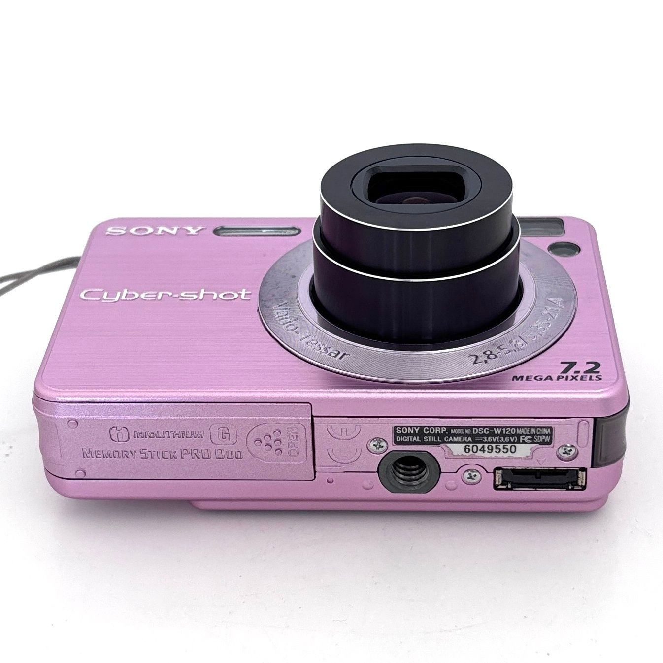 ソニー】SONY Cyber-shot DSC-W120 ピンク デジタルカメラ +