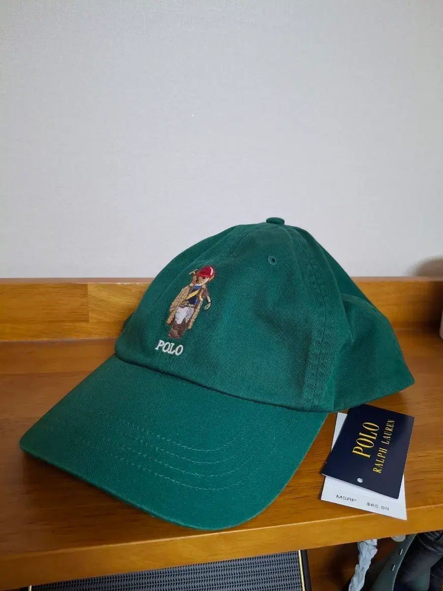 ポロラルフローレン グリーン クマ ベースボールキャップ