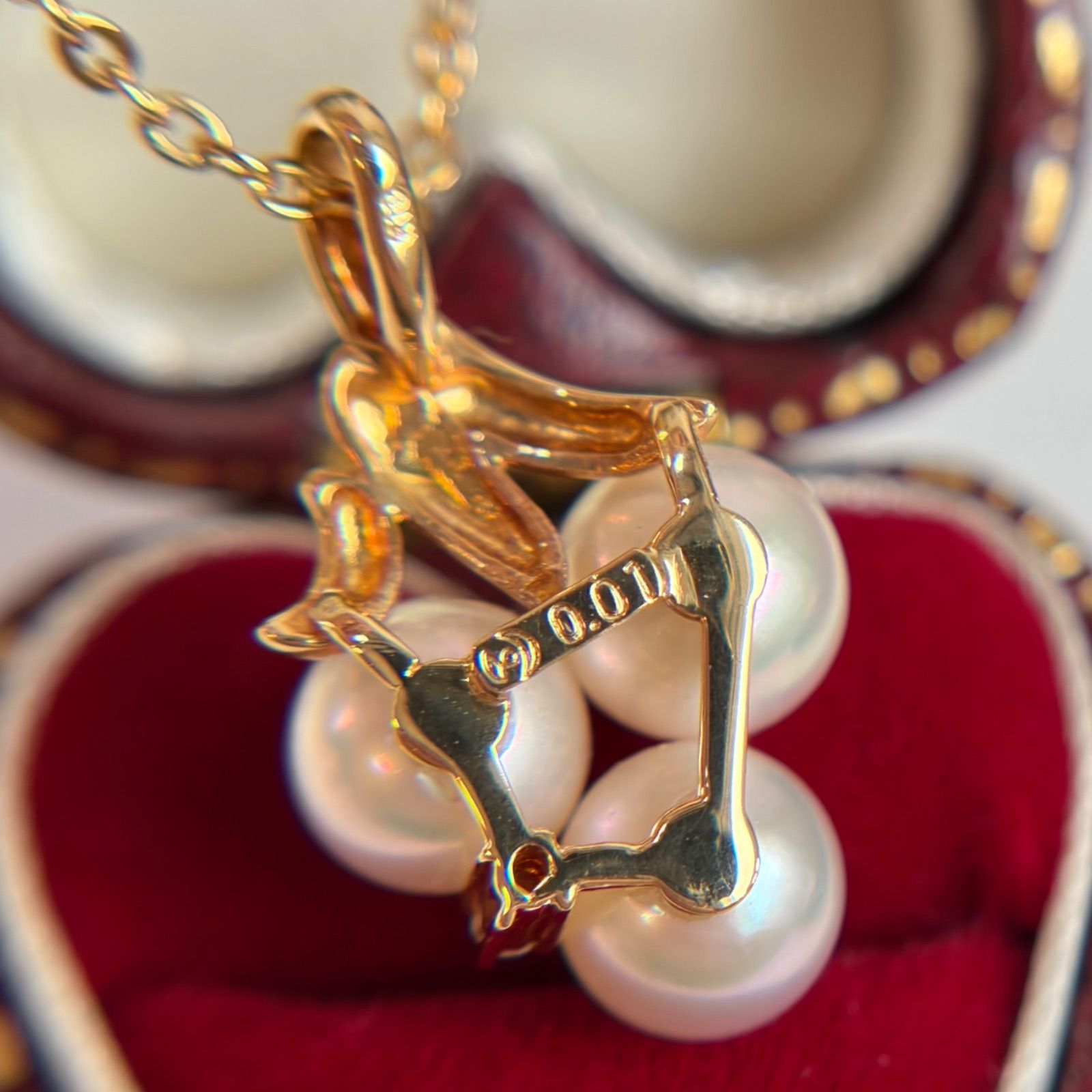 買取店】タサキ TASAKI 田崎真珠 K18 アコヤ真珠 パール ダイヤモンド