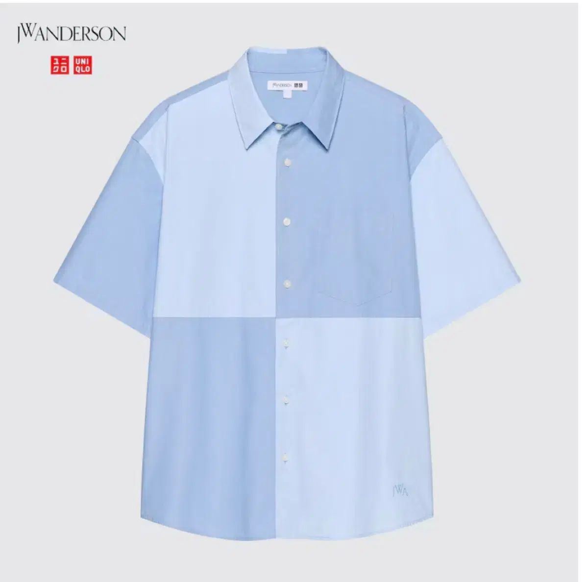 UNIQLO ユニクロ X Kinloch Anderson(キンロックアンダーソン) シャンブレー オーバーサイズ 半袖 シャツ
