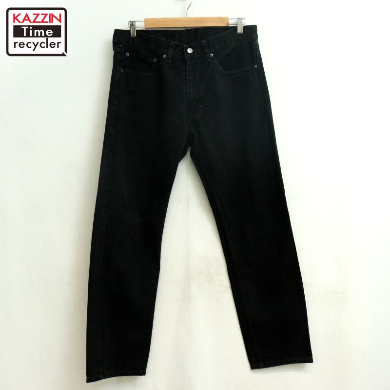 00s Levi's 505 ブラック デニムパンツ メンズ Lサイズ相当