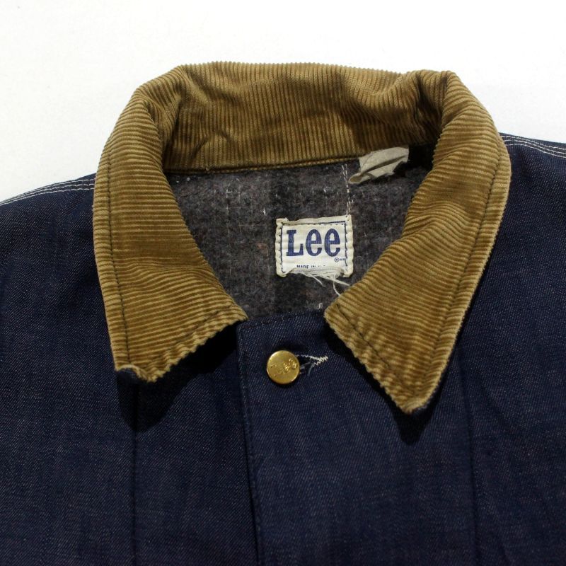 70s USA製 vintage Lee 81-LJ 裏地ブランケット カバーオール メンズ