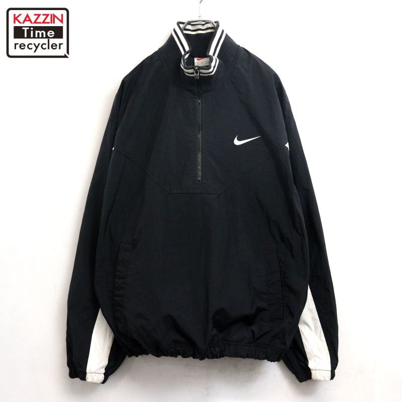 90s vintage NIKE ハーフジップ プルオーバー ナイロン ナイロン