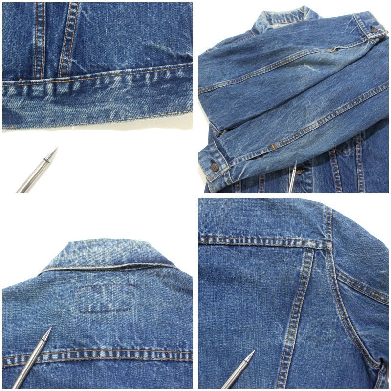 70s USA製 vintage Levi's 70505 ケアタグ デニムジャケット メンズ