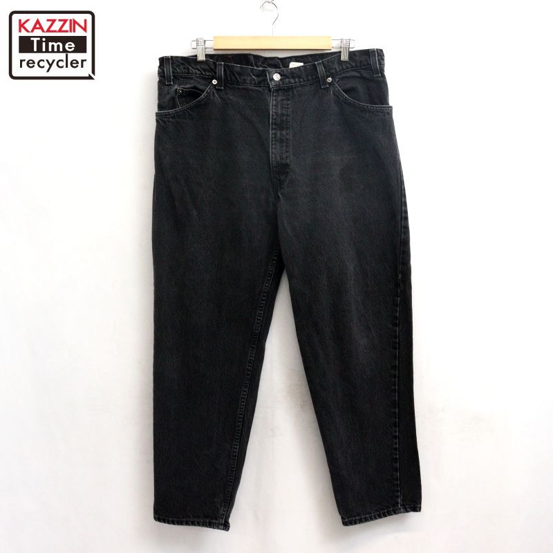 90s USA製 vintage Levi's 550 ブラック デニムパンツ メンズ 表記40×30サイズ 7,560円