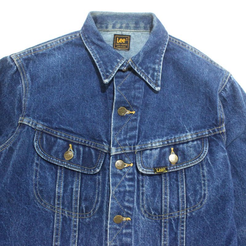 80s USA製 vintage Lee 220 デニムジャケット メンズ Sサイズ相当