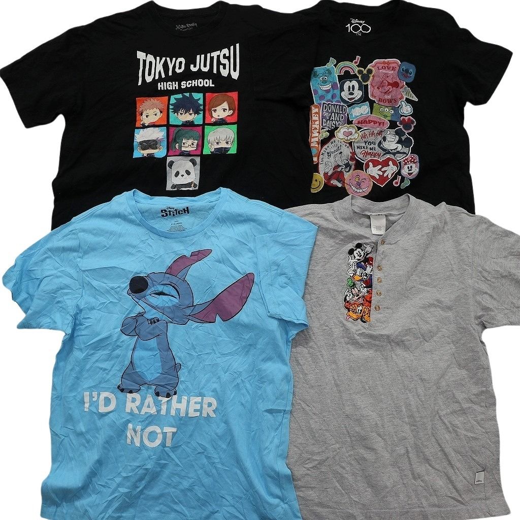 古着卸 まとめ売り キャラクター Tシャツ 16枚セット ( メンズ L/XL ) スターウォーズ ディズニー ミッキー リンク 中古 古着 NE8049 古着卸 まとめ売り キャラクター Tシャツ 16枚セット ( メンズ L/XL ) スターウォーズ ディズニー ミッキー リンク 中古 古着 NE8049