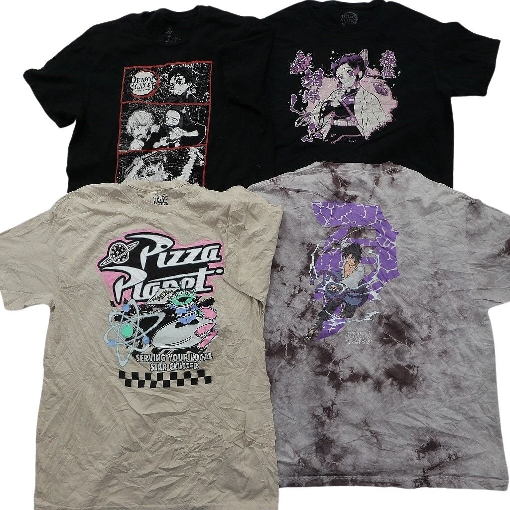古着卸 まとめ売り キャラクター Tシャツ 16枚セット ( メンズ L ) ディズニー ミッキー マリオ マーベル スパイダーマン 中古 古着 NE8050 古着卸 まとめ売り キャラクター Tシャツ 16枚セット ( メンズ L ) ディズニー ミッキー マリオ マーベル スパイダーマン 中古 古着 NE8050