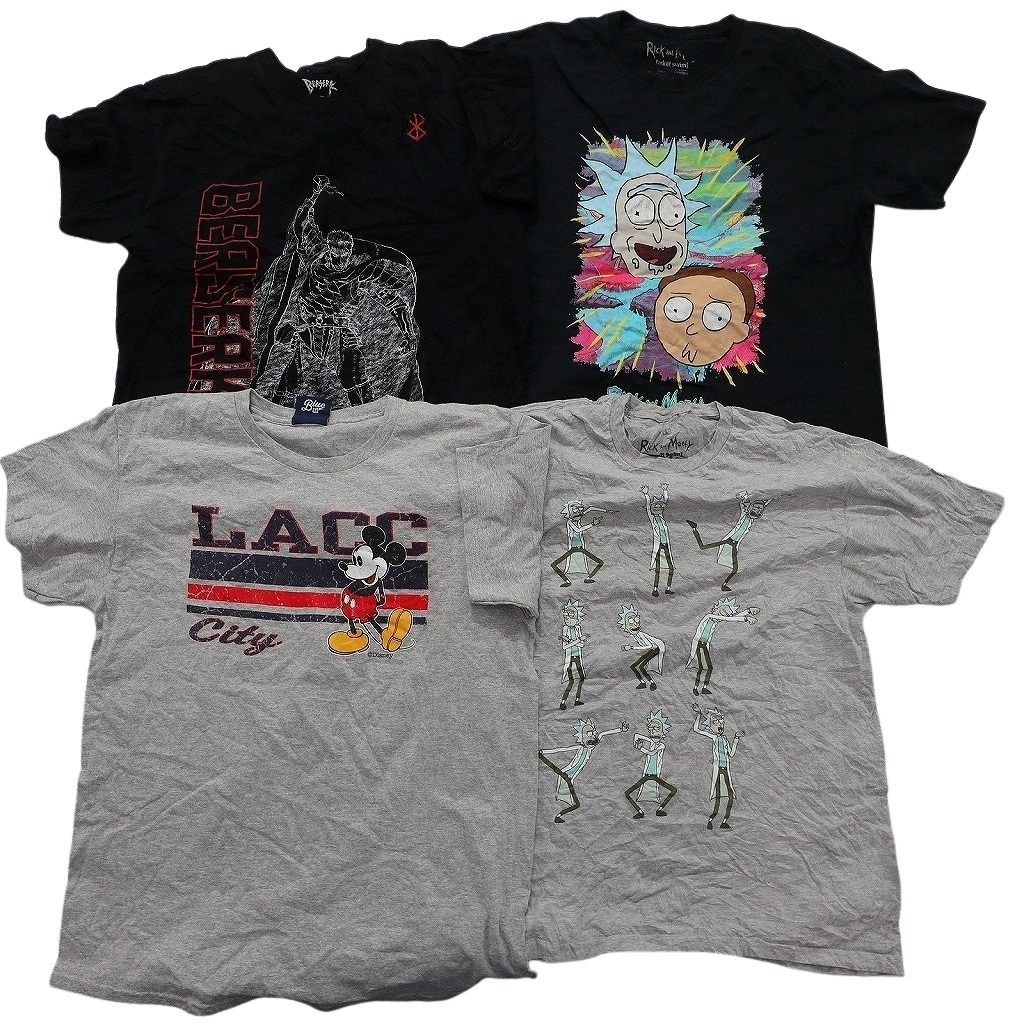 古着卸 まとめ売り キャラクター Tシャツ 16枚セット ( メンズ L ) ディズニー ミニー マーベル スパイダーマン ミッキー 中古 古着 NE8051 古着卸 まとめ売り キャラクター Tシャツ 16枚セット ( メンズ L ) ディズニー ミニー マーベル スパイダーマン ミッキー 中古 古着 NE8051