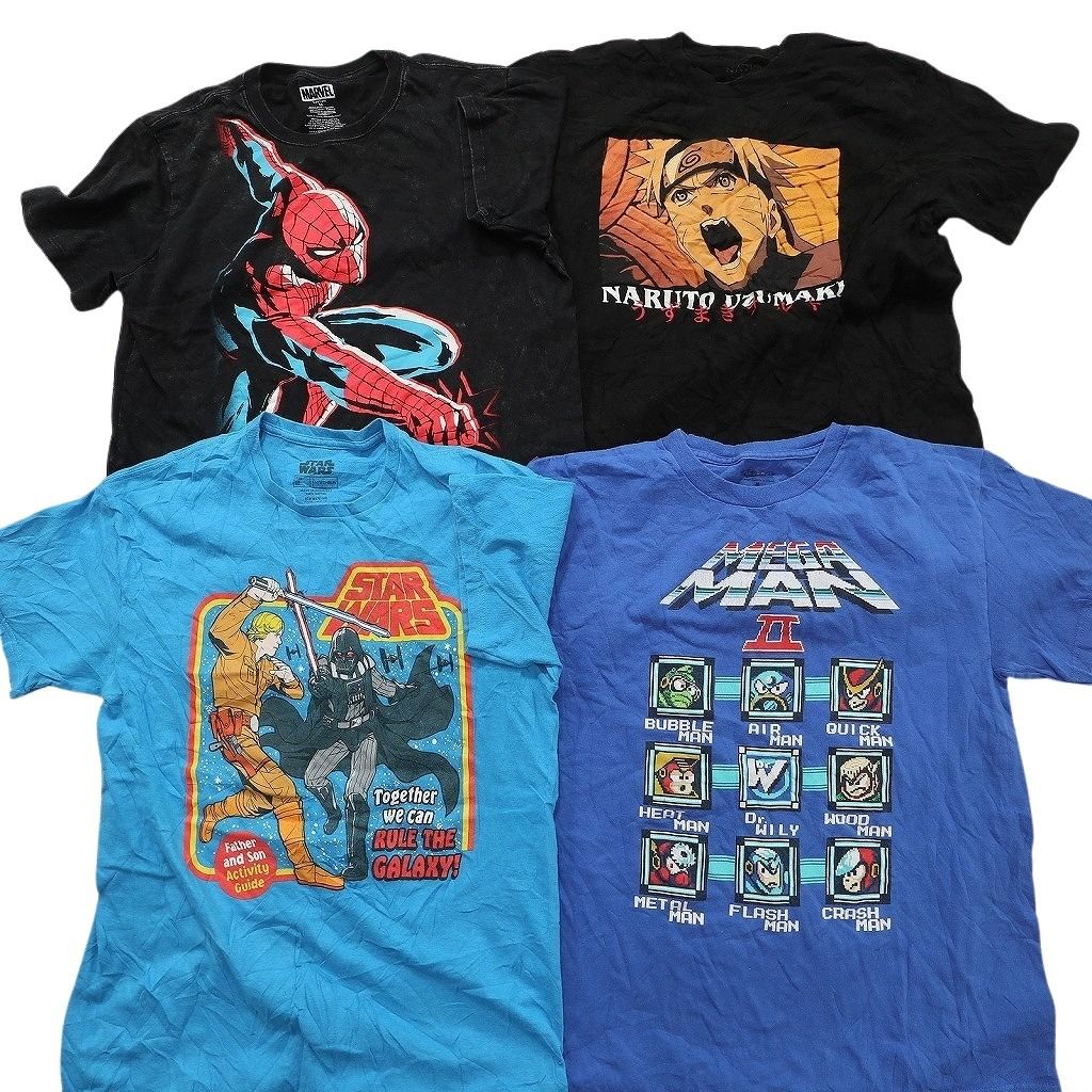 古着卸 まとめ売り キャラクター Tシャツ 16枚セット ( メンズ M ) マーベル ヴェノム スパイダーマン スターウォーズ 中古 古着 NE8056 古着卸 まとめ売り キャラクター Tシャツ 16枚セット ( メンズ M ) マーベル ヴェノム スパイダーマン スターウォーズ 中古 古着 NE8056