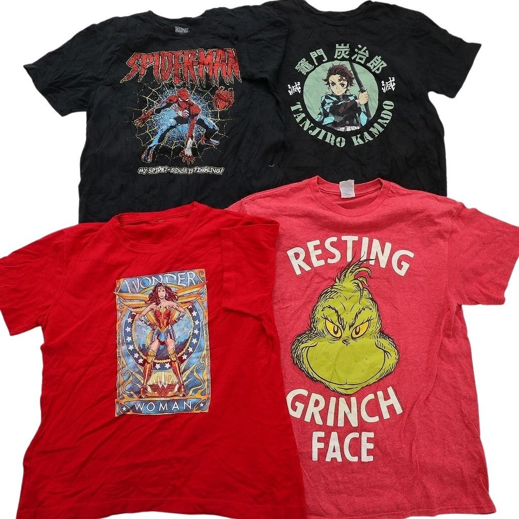 古着卸 まとめ売り キャラクター Tシャツ 16枚セット ( メンズ M ) マーベル ヴェノム スパイダーマン スターウォーズ 中古 古着 NE8056 古着卸 まとめ売り キャラクター Tシャツ 16枚セット ( メンズ M ) マーベル ヴェノム スパイダーマン スターウォーズ 中古 古着 NE8056