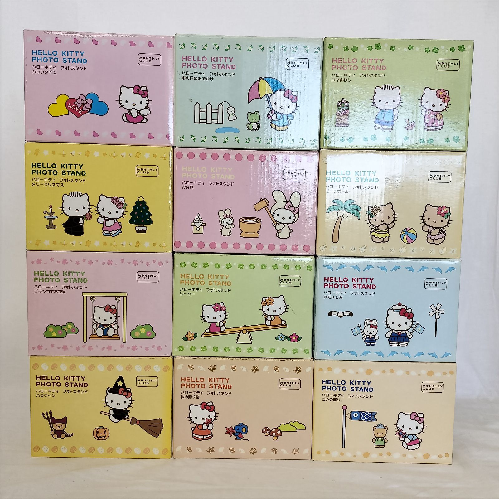 希少レア　ハローキティ　パタパタカレンダー　ペンスタンド付き　2006 サンリオ 美品】ハローキティ フォトスタンド マンスリーカレンダー サンリオ