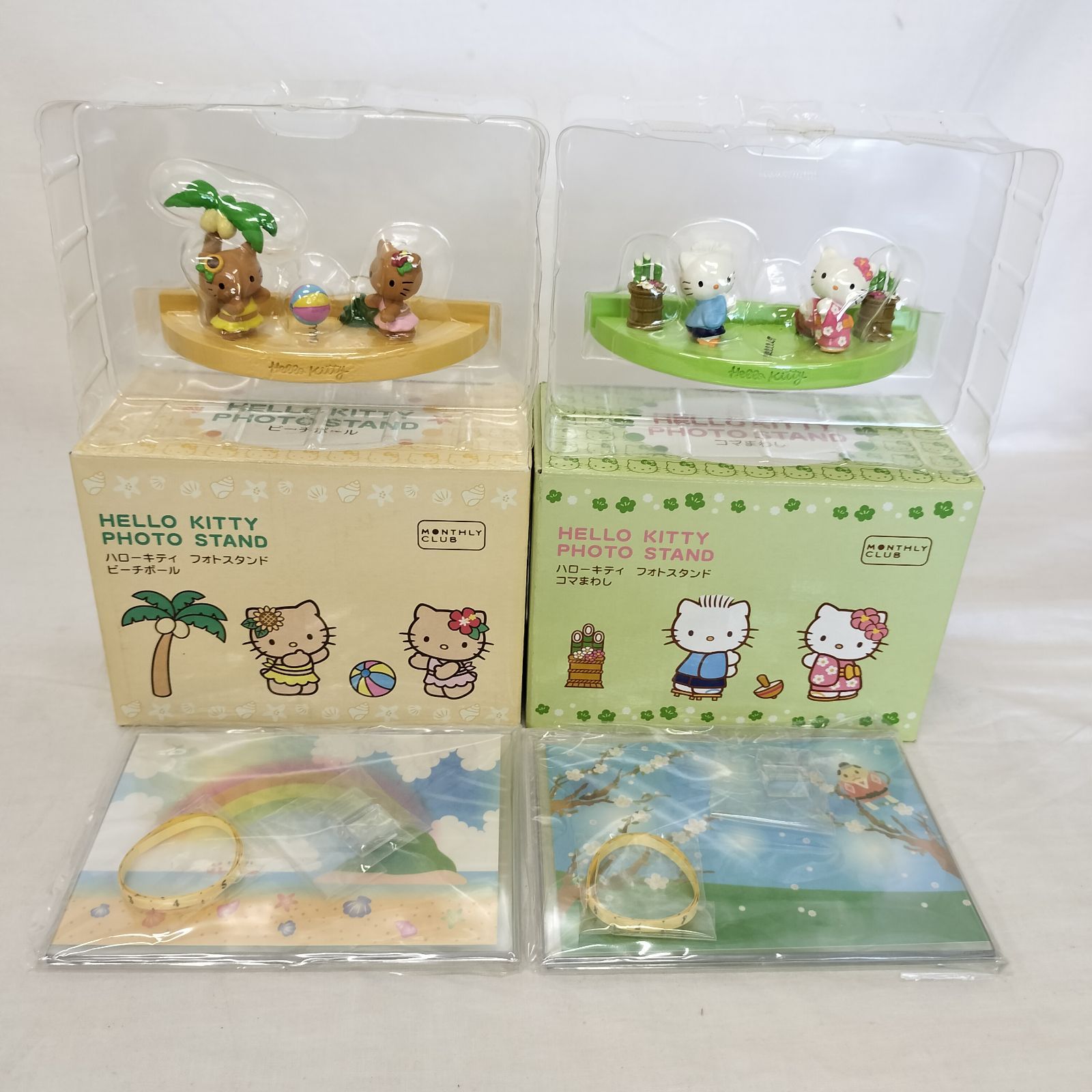 新品　ハローキティ　ソファー　携帯置き　カレンダー　2006 美品】ハローキティ フォトスタンド マンスリーカレンダー サンリオ