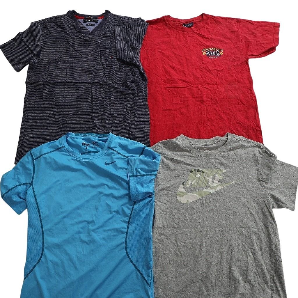 古着卸 まとめ売り ブランドMIX Tシャツ 16枚セット ( メンズ S/M ) オールドネイビー トミーヒルフィガー ナイキ 中古 古着 NE8061