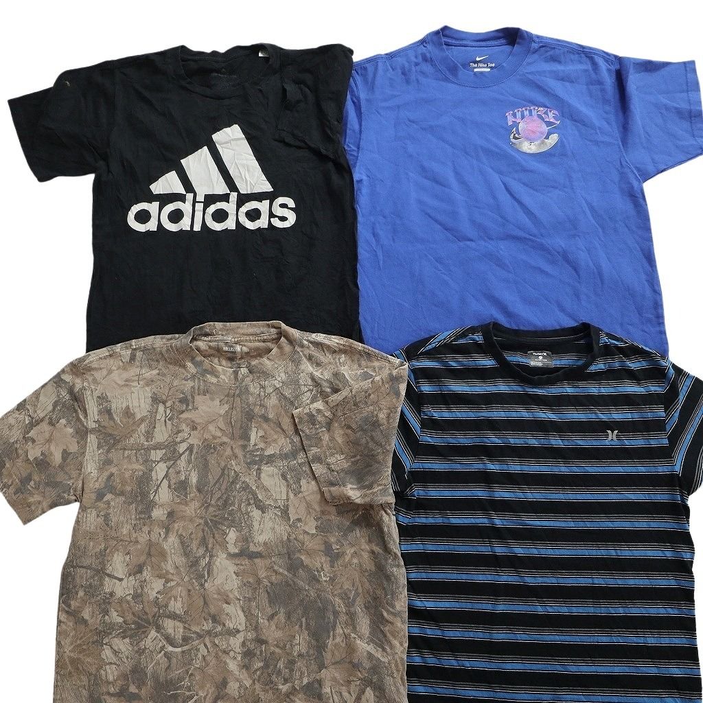古着卸 まとめ売り ブランドMIX Tシャツ 16枚セット ( メンズ S ) GAP カーハート ホリスター ナイキ チャンピオン 中古 古着 NE8062