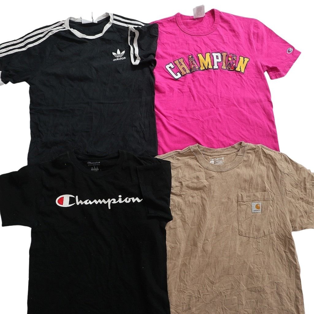 古着卸 まとめ売り ブランドMIX Tシャツ 16枚セット ( メンズ S ) GAP カーハート ホリスター ナイキ チャンピオン 中古 古着 NE8062