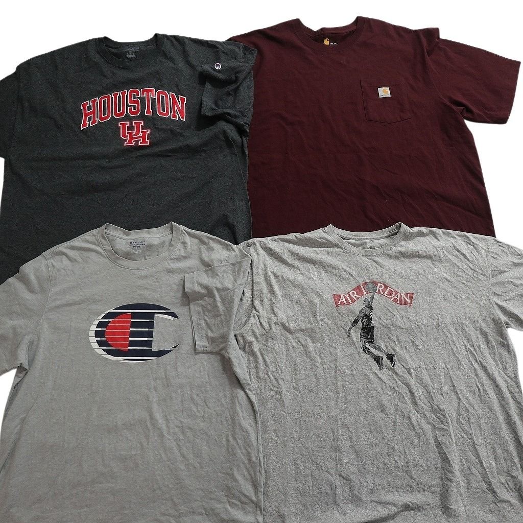 古着卸 まとめ売り ブランドMIX Tシャツ 16枚セット ( メンズ 2XL/3XL/4XL ) カーハート ジョーダン ナイキ アディダス 中古 古着 NE8063 古着卸 まとめ売り ブランドMIX Tシャツ 16枚セット ( メンズ 2XL/3XL/4XL ) カーハート ジョーダン ナイキ アディダス 中古 古着 NE8063