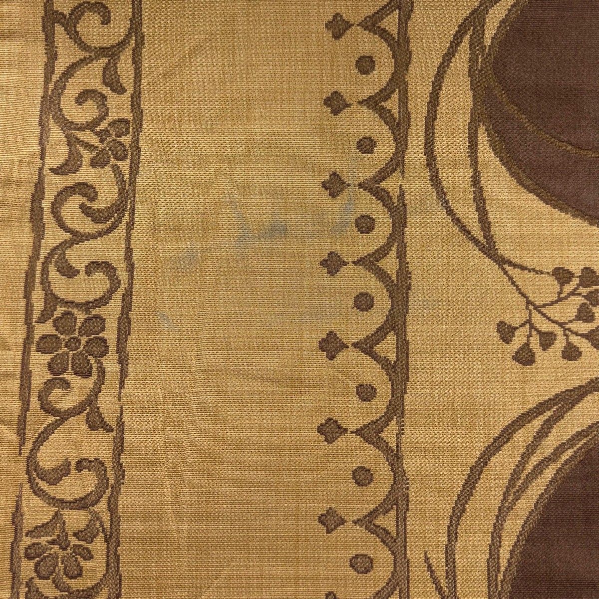 在庫一掃】 袋帯 秀品 唐草 草花 茶色 六通 正絹 【中古】 - メルカリ
