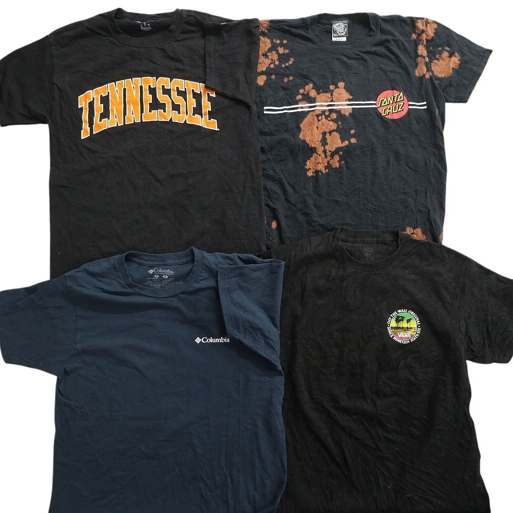古着卸 まとめ売り ブランドMIX Tシャツ 14枚セット ( メンズ M ) コロンビア スラッシャー リーバイス ナイキ VANS 中古 古着 NE8066