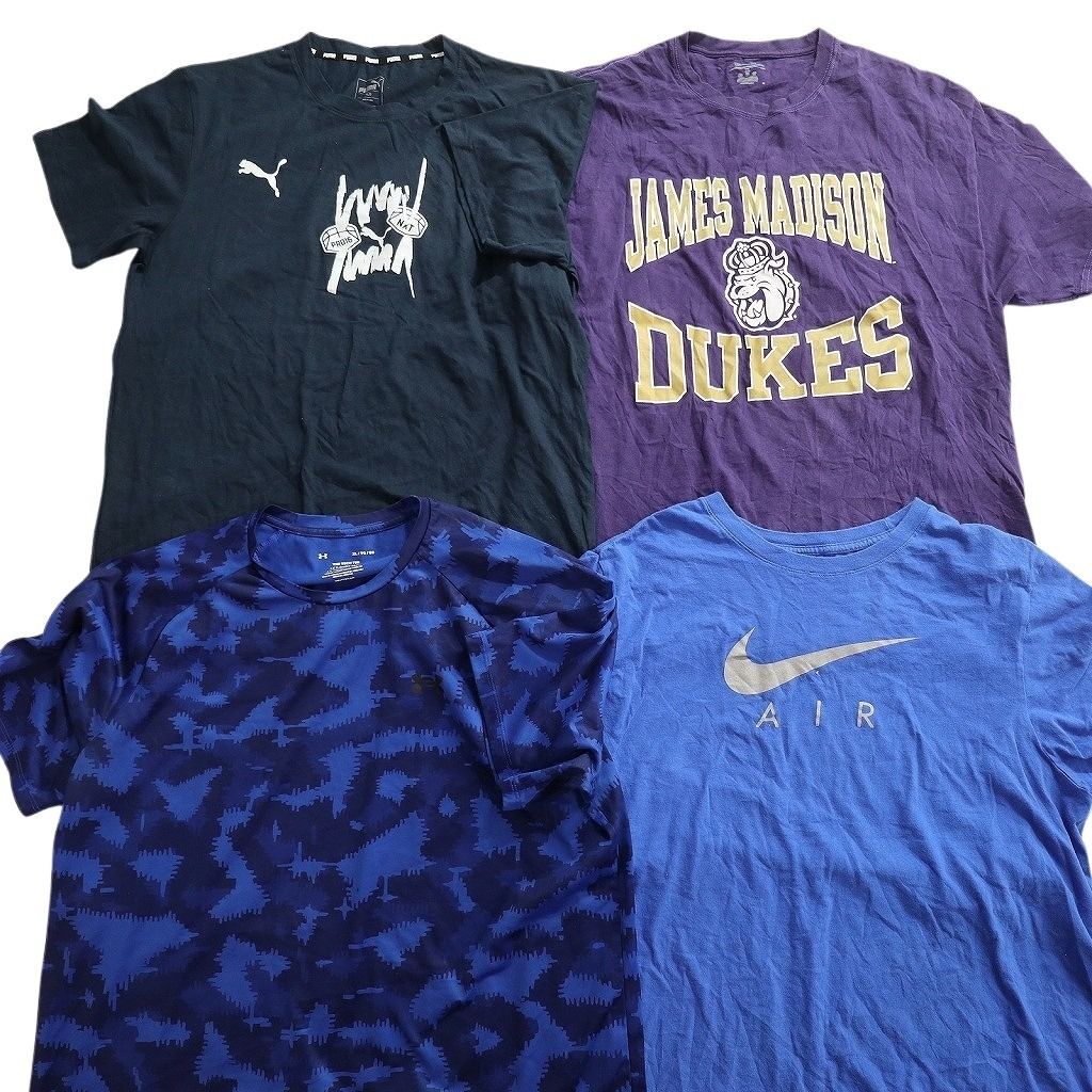 古着卸 まとめ売り ブランドMIX Tシャツ 16枚セット ( メンズ XL ) ノースフェイス カーハート ジョーダン ナイキ 中古 古着 NE8069