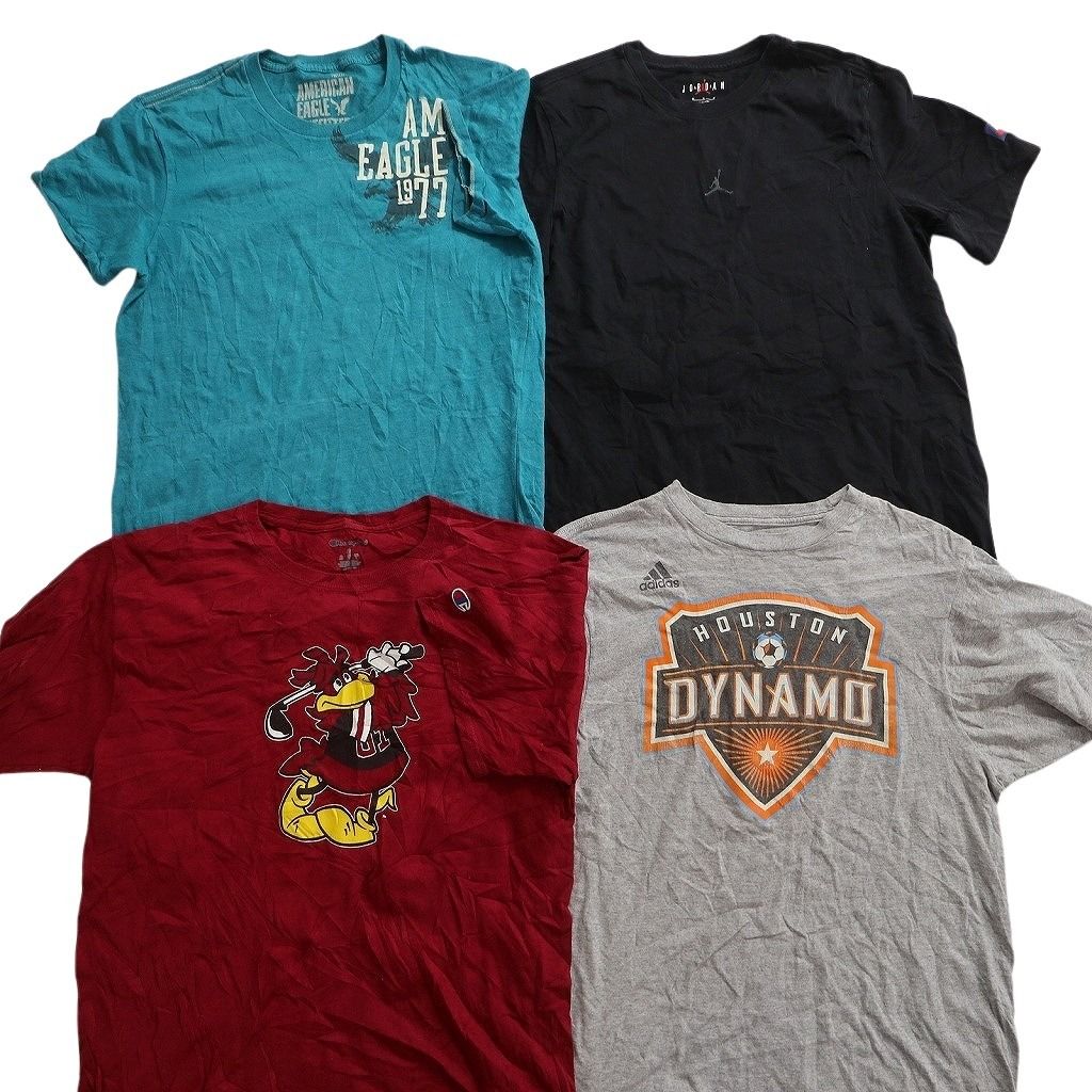 古着卸 まとめ ブランドMIX Tシャツ 14枚セット ( メンズ M ) コロンビア ジョーダン ナイキ チャンピオン アディダス 中古 古着 NE8070