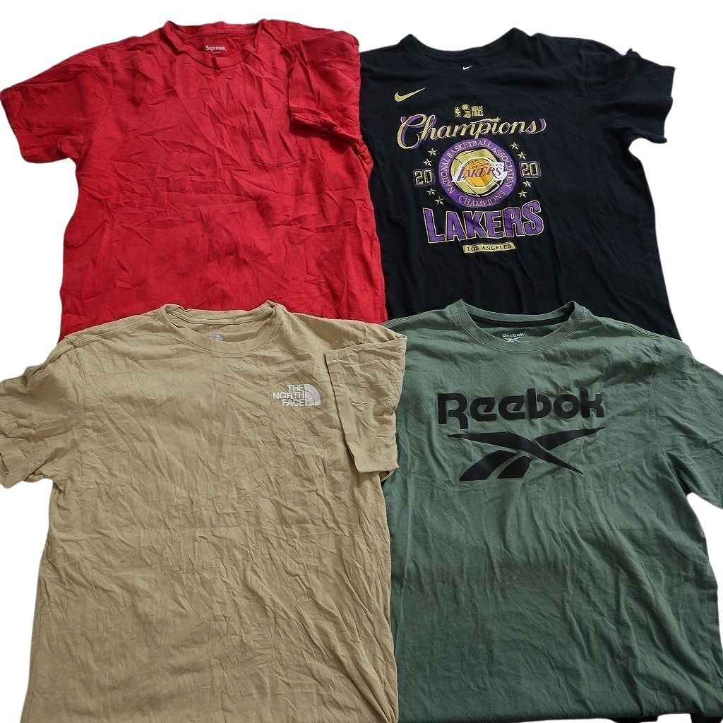 古着卸 まとめ ブランドMIX Tシャツ 16枚セット ( メンズ XL ) パタゴニア コロンビア シュプリーム オールドネイビー 中古 古着 NE8072