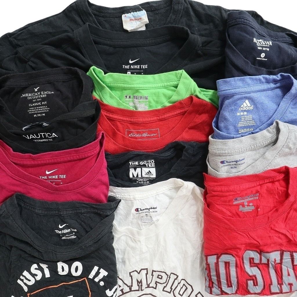 古着卸 まとめ売り ブランドMIX Tシャツ 14枚セット ( メンズ M ) ノーティカ エディーバウアー アディダス ナイキ 中古 古着 NE8074 古着卸 まとめ売り ブランドMIX Tシャツ 14枚セット ( メンズ M ) ノーティカ エディーバウアー アディダス ナイキ 中古 古着 NE8074