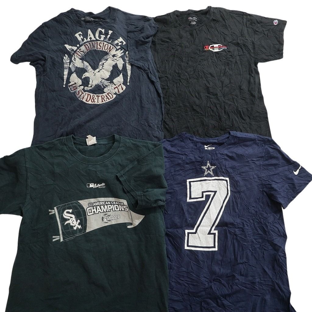 古着卸 まとめ売り ブランドMIX Tシャツ 16枚セット ( メンズ L ) カーハート カベラス ナイキ チャンピオン 中古 古着 NE8075