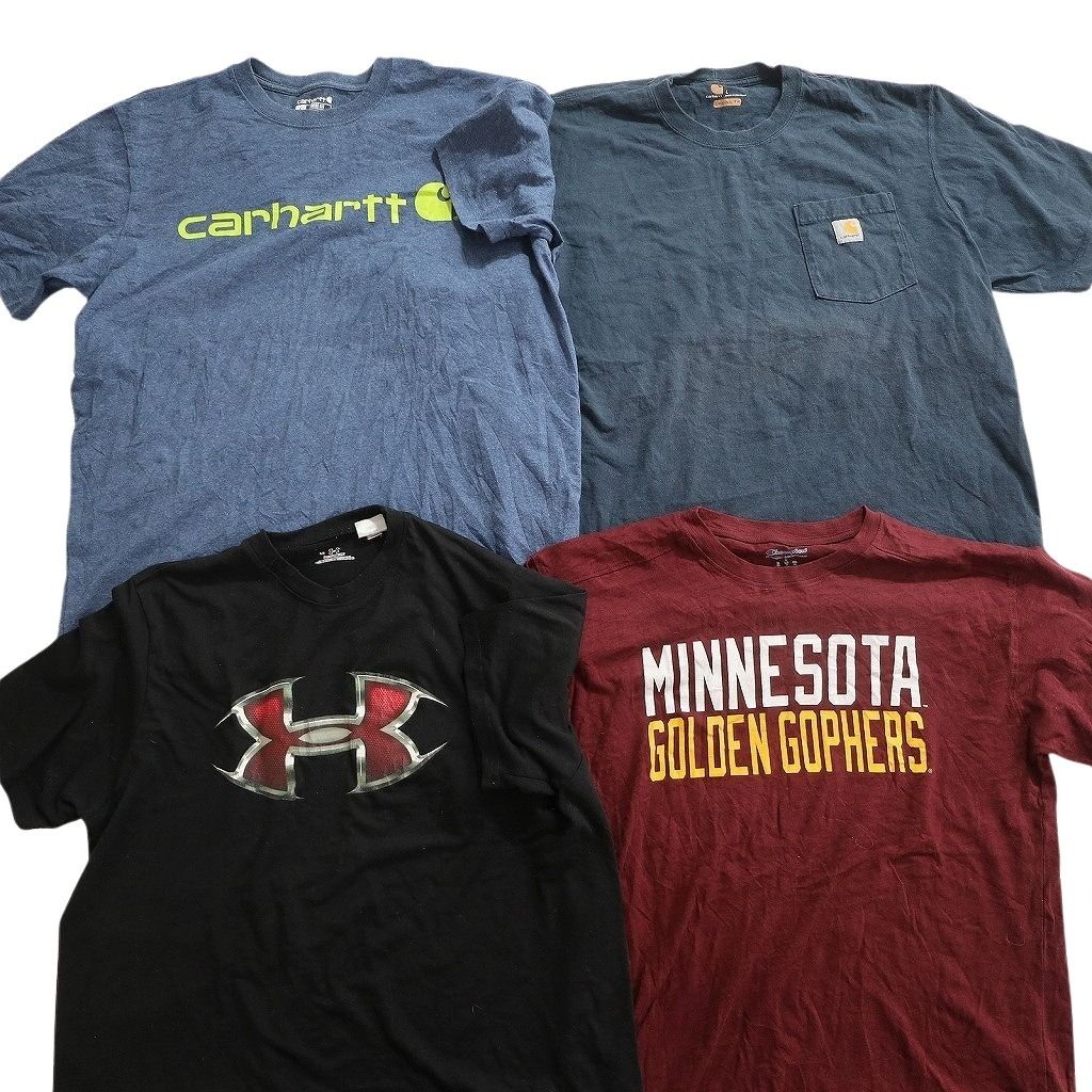 古着卸 まとめ売り ブランドMIX Tシャツ 16枚セット ( メンズ L ) カーハート カベラス ナイキ チャンピオン 中古 古着 NE8075