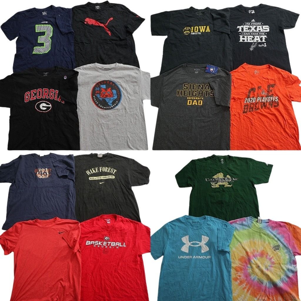 古着卸 まとめ売り ブランドMIX Tシャツ 15枚セット ( メンズ L ) オールドネイビー ナイキ チャンピオン アディダス 中古 古着 NE8077