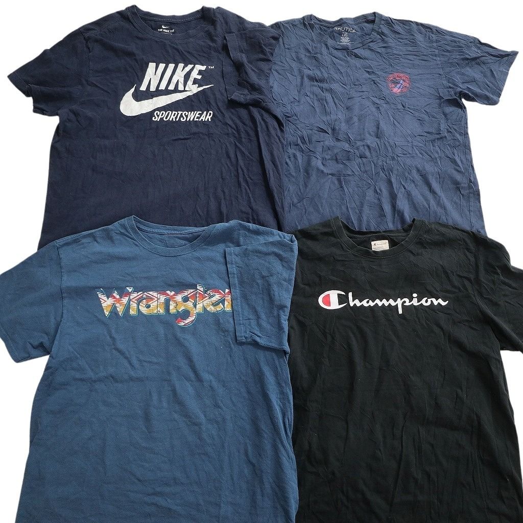 古着卸 まとめ売り ブランドMIX Tシャツ 16枚セット ( メンズ L ) ノーティカ アバクロ プーマ ナイキ チャンピオン 中古 古着 NE8078