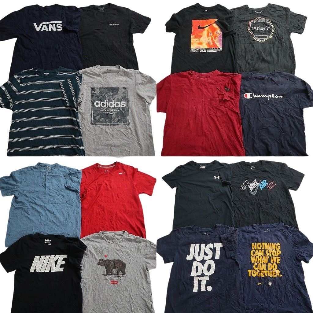 古着卸 まとめ売り ブランドMIX Tシャツ 16枚セット ( メンズ M/L ) コロンビア ディッキーズ オールドネイビー 中古 古着 NE8079