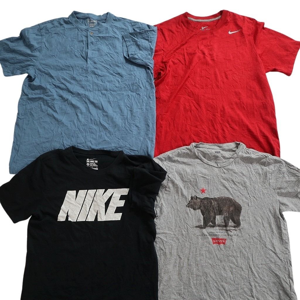 古着卸 まとめ売り ブランドMIX Tシャツ 16枚セット ( メンズ M/L ) コロンビア ディッキーズ オールドネイビー 中古 古着 NE8079