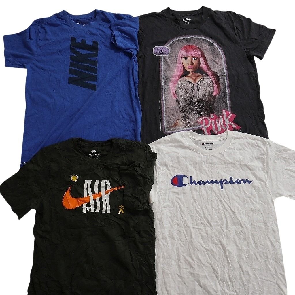 古着卸 まとめ売り ブランドMIX Tシャツ 16枚セット ( メンズ S ) コロンビア ナイキ アディダス チャンピオン 中古 古着 NE8080