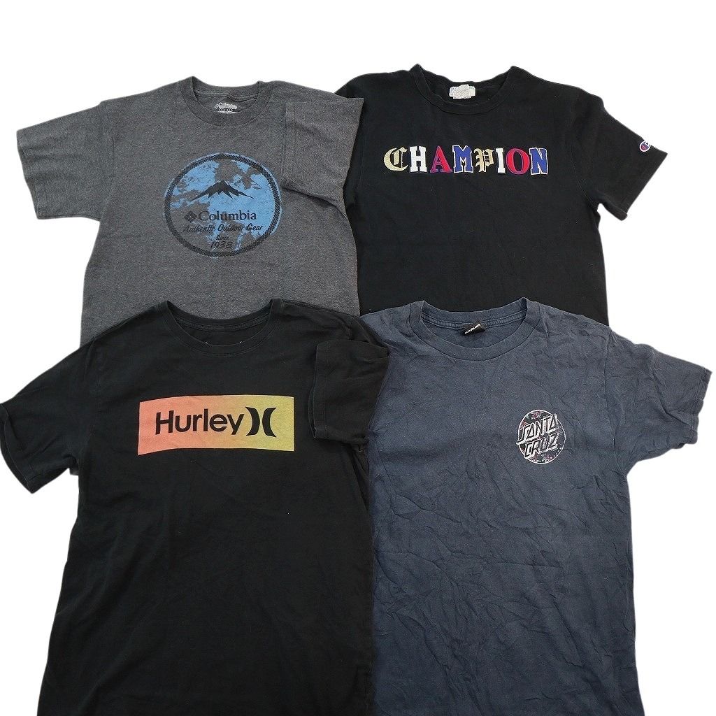 古着卸 まとめ売り ブランドMIX Tシャツ 16枚セット ( メンズ S ) パタゴニア コロンビア ナイキ チャンピオン 中古 古着 NE8083