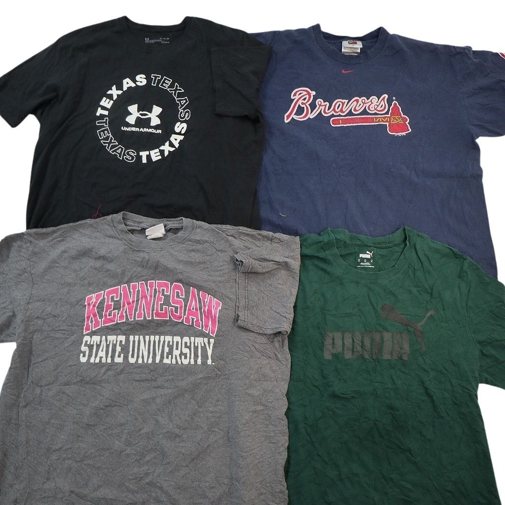 古着卸 まとめ ブランドMIX Tシャツ 16枚セット ( メンズ L/XL ) スラッシャー ナイキ チャンピオン ホリスター プーマ 中古 古着 NE8086