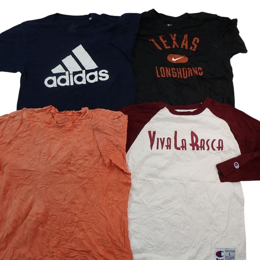 古着卸 まとめ ブランドMIX Tシャツ 16枚セット ( メンズ L ) コロンビア カーハート ナイキ チャンピオン アディダス 中古 古着 NE8087