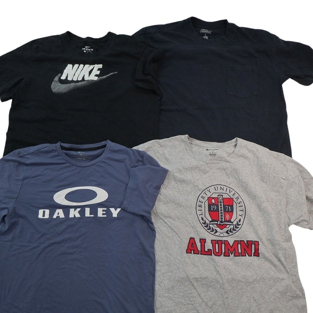 古着卸 まとめ売り ブランドMIX Tシャツ 16枚セット ( メンズ M/L ) ノースフェイス カーハート ディッキーズ オークリー 中古 古着 NE8091