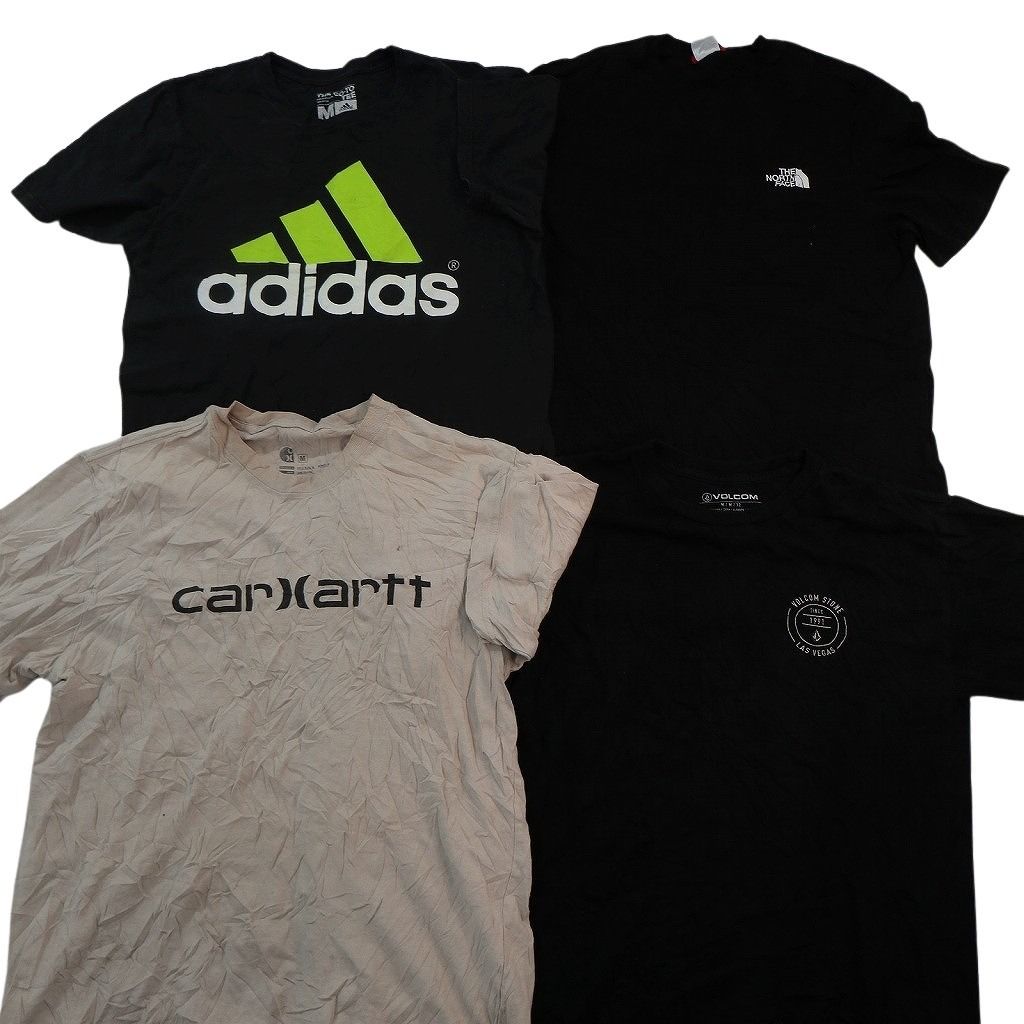 古着卸 まとめ売り ブランドMIX Tシャツ 16枚セット ( メンズ M/L ) ノースフェイス カーハート ディッキーズ オークリー 中古 古着 NE8091