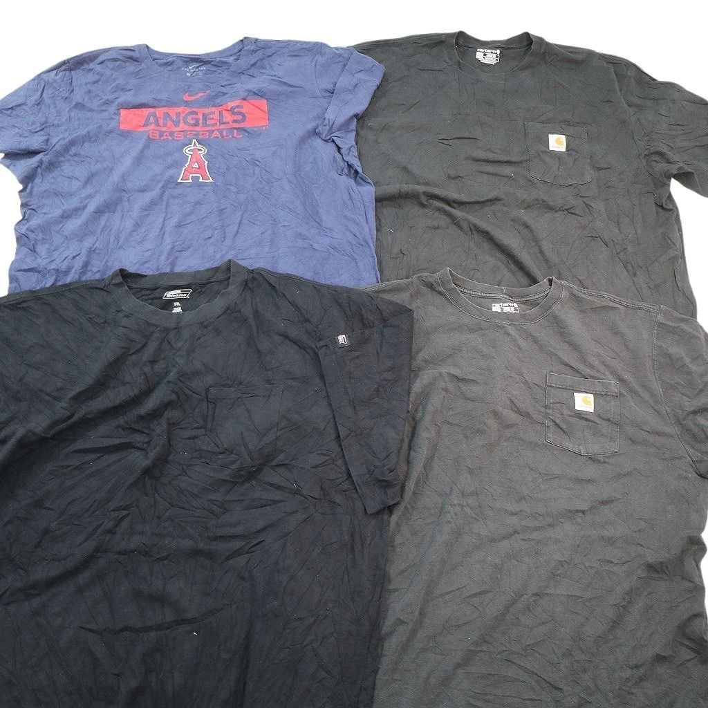 古着卸 まとめ売り ブランドMIX Tシャツ 16枚セット ( メンズ 2XL/3XL/5XL ) カーハート ディッキーズ エディーバウアー 中古 古着 NE8092 古着卸 まとめ売り ブランドMIX Tシャツ 16枚セット ( メンズ 2XL/3XL/5XL ) カーハート ディッキーズ エディーバウアー 中古 古着 NE8092