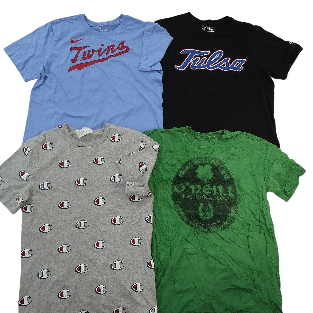 古着卸 まとめ売り ブランドMIX Tシャツ 15枚セット ( メンズ M ) カーハート カルバンクライン ナイキ アディダス 中古 古着 NE8094