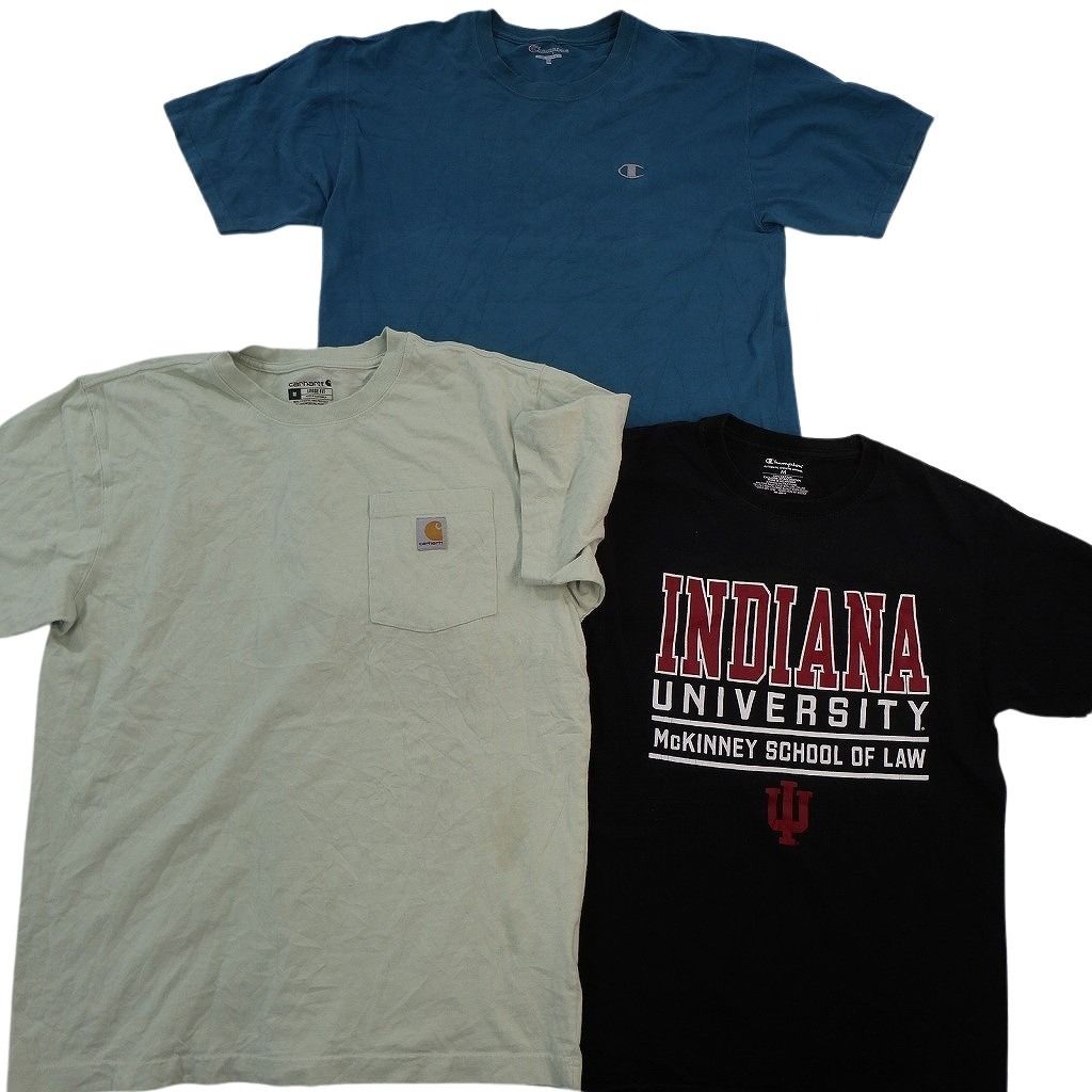 古着卸 まとめ売り ブランドMIX Tシャツ 15枚セット ( メンズ M ) カーハート カルバンクライン ナイキ アディダス 中古 古着 NE8094
