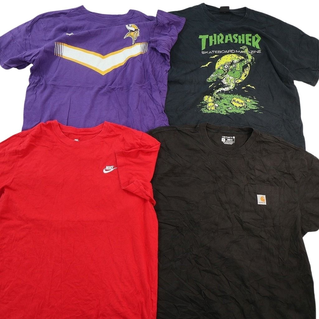古着卸 まとめ ブランドMIX Tシャツ 16枚セット ( メンズ L/XL ) パタゴニア スラッシャー カーハート オールドネイビー 中古 古着 NE8097
