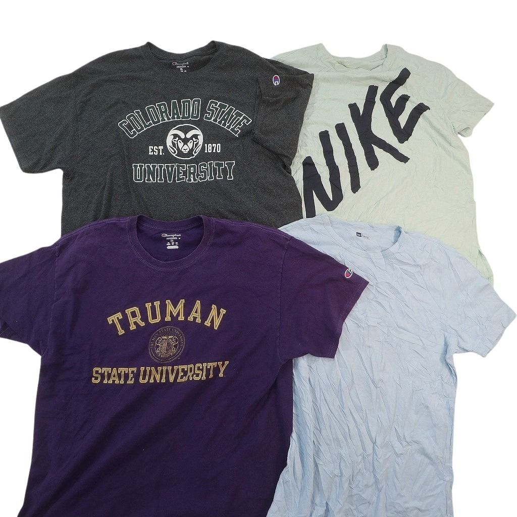 古着卸 まとめ売り ブランドMIX Tシャツ 16枚セット ( メンズ L/XL ) ディッキーズ ノーティカ チャンピオン ナイキ 中古 古着 NE8100