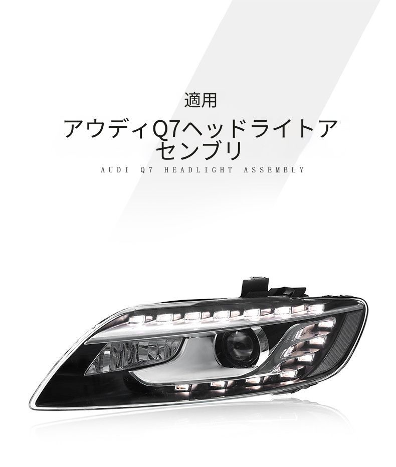 送料無料 アウディ 2006-2009年式 対応 LEDヘッドライトユニット