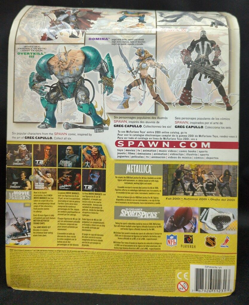 McFARLANE TOYS SERIES 20 / CLASSIC SPAWN VI (頭部 / 素顔) 6インチ 