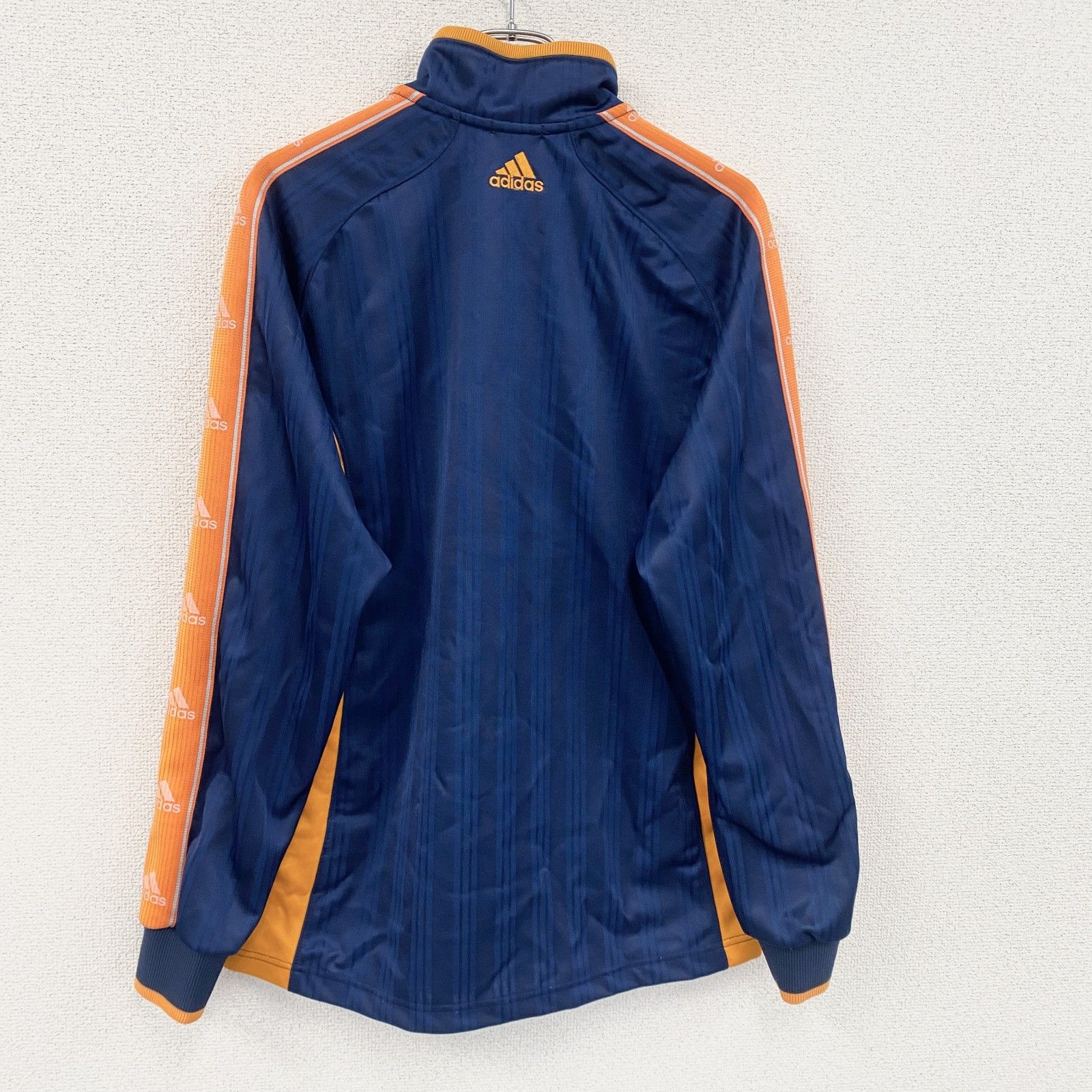 adidas アディダス トラックジャケット/ジャージ 紺 ネイビー オレンジ 